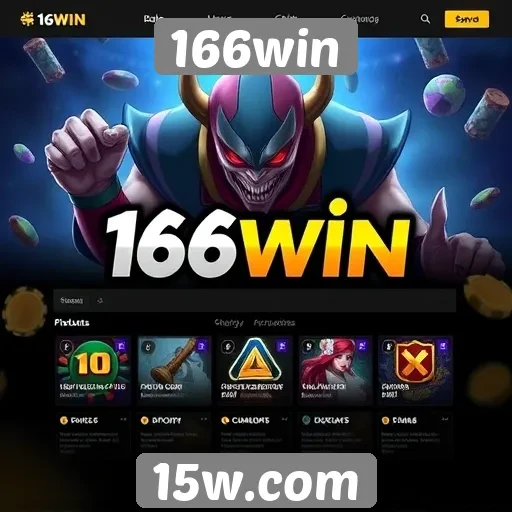 Novas funcionalidades do site de jogos 166win
